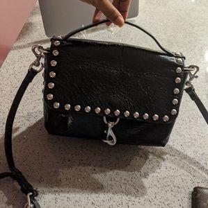 Rebecca Minkoff Black Leather Crossbody Bag